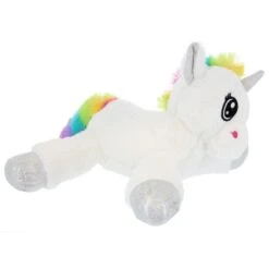Besttoy - Plüsch Einhorn - Silber - Liegend