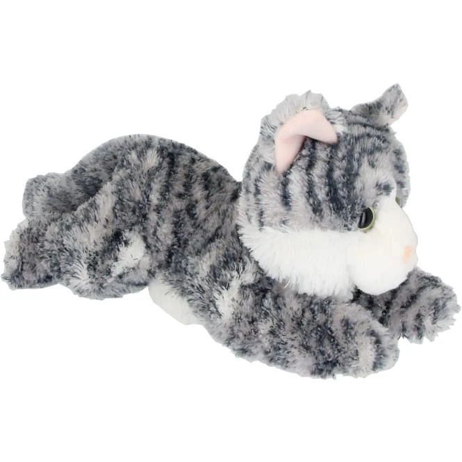 Besttoy - Plüsch Katze - Grau Gestreift 3 Besttoy - Plüsch Katze - Grau Gestreift