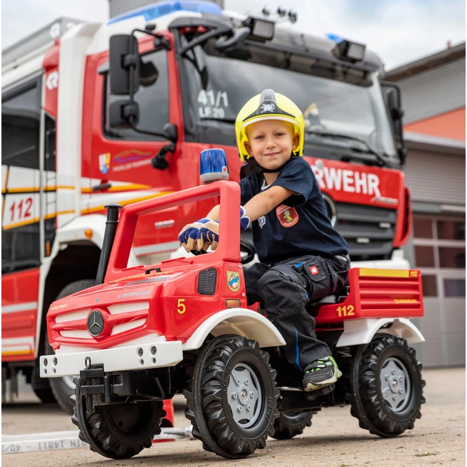 ROLLY TOYS Tretfahrzeug - RollyUnimog - Feuerwehrfahrzeug 4 ROLLY TOYS Tretfahrzeug - RollyUnimog - Feuerwehrfahrzeug – Bild 2