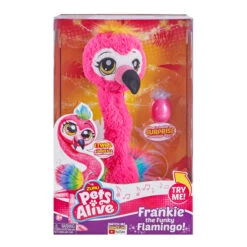Zuru Pets Alive - Plüsch-Flamingo Frankie -Geschäft Zur Auswahl Von Modespielzeugen 225425 4894680013957 zuru pets alive plueschflamingo frankie