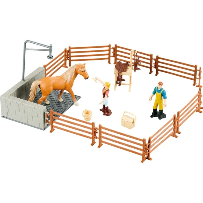 Besttoy - Pferde Set Mit Zaun Und Zubehör 3 Besttoy - Pferde Set Mit Zaun Und Zubehör