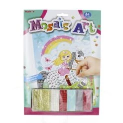 Besttoy - Glitzermosaik Bastelset - Prinzessin