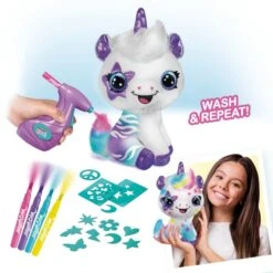 Airbrush Plüsch Einhorn - Style 4 Ever -Geschäft Zur Auswahl Von Modespielzeugen 234277 3555801287411 canal toys spray art pluesch 3