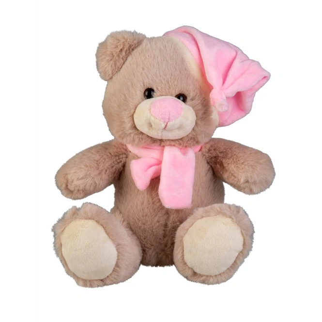 Besttoy - Plüsch-Bär Mit Mütze - Ca. 22 Cm - Rosa 3 Besttoy - Plüsch-Bär Mit Mütze - Ca. 22 Cm - Rosa