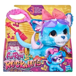 Hasbro FurReal Friends - Rockalots - Interaktives Hündchen -Geschäft Zur Auswahl Von Modespielzeugen 235748 5010993931811 hasbro furreal frf rockalots1