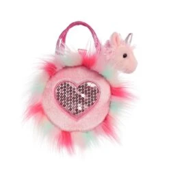 Aurora Plüsch Lama - Mit Tasche Pink 5 Aurora Plüsch Lama - Mit Tasche Pink -Geschäft Zur Auswahl Von Modespielzeugen 239613 4016096442224 aurora pluesch lama in tasche1
