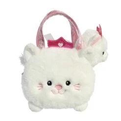 Aurora Plüsch Katze - Mit Tasche Weiß Und Pink 7 Aurora Plüsch Katze - Mit Tasche Weiß Und Pink -Geschäft Zur Auswahl Von Modespielzeugen 239615 4016096442248 aurora pluesch katze in tasche1
