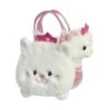 Aurora Plüsch Katze - Mit Tasche Weiß Und Pink 2 Aurora Plüsch Katze - Mit Tasche Weiß Und Pink -Geschäft Zur Auswahl Von Modespielzeugen 239615 4016096442248 aurora pluesch katze in tasche2