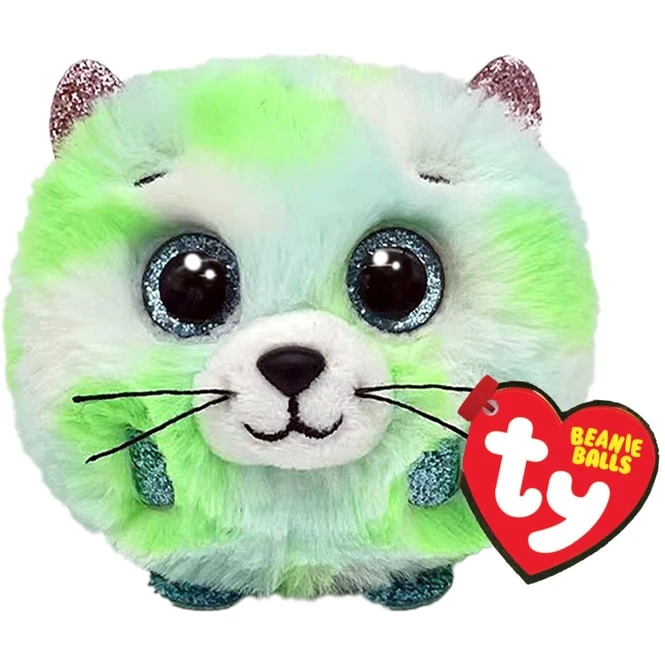 Ty Beanie Balls - Katze Evie - Ca. 7 Cm 3 Ty Beanie Balls - Katze Evie - Ca. 7 Cm