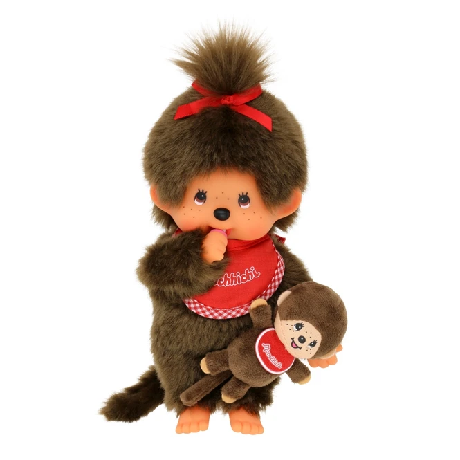 Monchhichi - Girl Mini - Ca. 20 Cm 4 Monchhichi - Girl Mini - Ca. 20 Cm – Bild 2