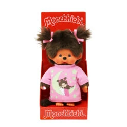 Monchhichi - Glow In The Dark - Girl - Ca. 20 Cm -Geschäft Zur Auswahl Von Modespielzeugen 249094 4905610223732 Sekiguchi Monchhichi Glow in Dark Girl 01