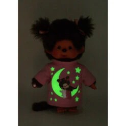Monchhichi - Glow In The Dark - Girl - Ca. 20 Cm -Geschäft Zur Auswahl Von Modespielzeugen 249094 4905610223732 Sekiguchi Monchhichi Glow in Dark Girl 03
