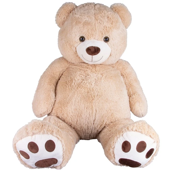 Besttoy - XXL Plüsch-Bär Mit Tatzen - Beige - Ca. 135 Cm 4 Besttoy - XXL Plüsch-Bär Mit Tatzen - Beige - Ca. 135 Cm – Bild 2