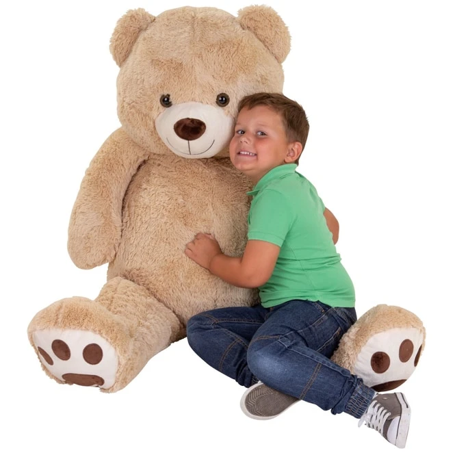 Besttoy - XXL Plüsch-Bär Mit Tatzen - Beige - Ca. 135 Cm 3 Besttoy - XXL Plüsch-Bär Mit Tatzen - Beige - Ca. 135 Cm