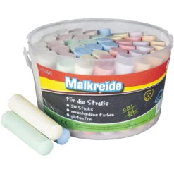 Straßenmalkreide - 50 Sticks - Bunt -Geschäft Zur Auswahl Von Modespielzeugen 4016096375836 strasssenmalkreide 05