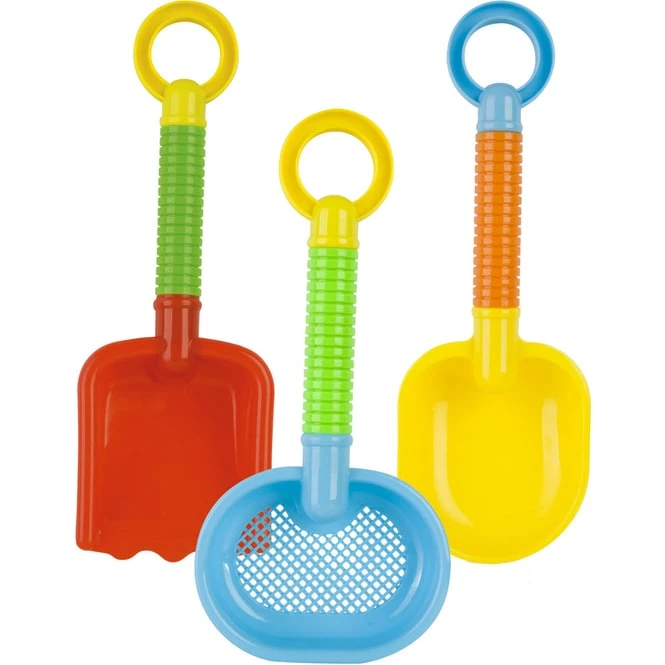 Sandspielzeug 3er Schaufel-Set 3 Sandspielzeug 3er Schaufel-Set