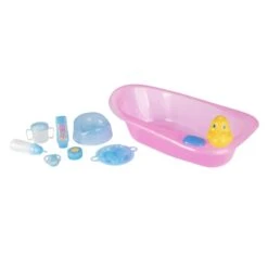 Puppenset - Badewanne Und Zubehör - 43 Cm - 1 Set 7 Puppenset - Badewanne Und Zubehör - 43 Cm - 1 Set -Geschäft Zur Auswahl Von Modespielzeugen baderosa