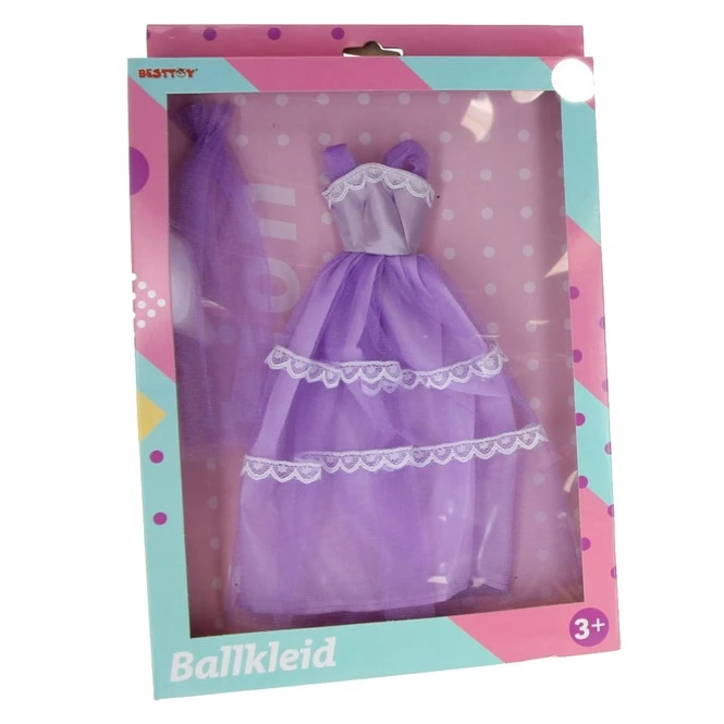 Besttoy - Modepuppenkleidung - Rosa Prinzessinnenkleid 3 Besttoy - Modepuppenkleidung - Rosa Prinzessinnenkleid
