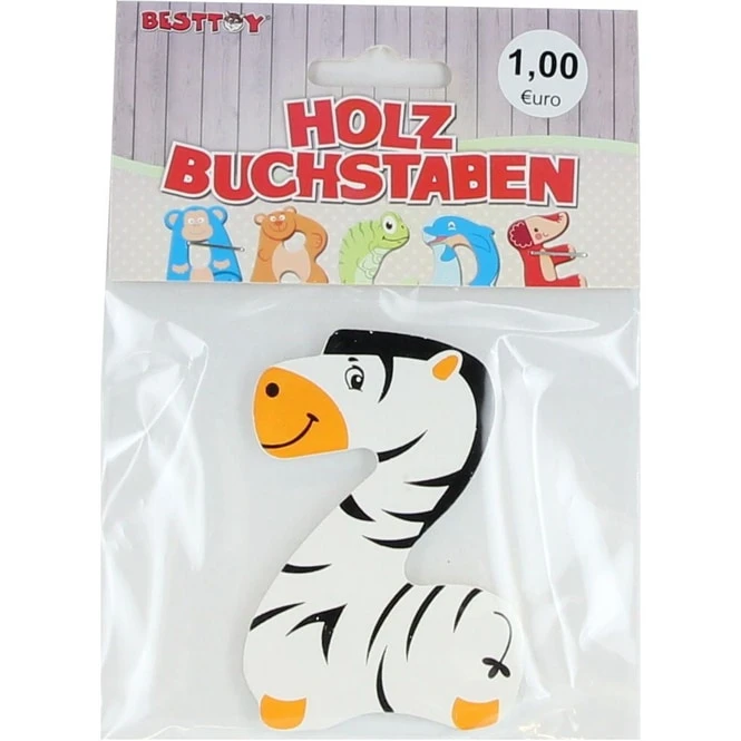 Besttoy - Holzbuchstabe - Z - Weiß 3 Besttoy - Holzbuchstabe - Z - Weiß