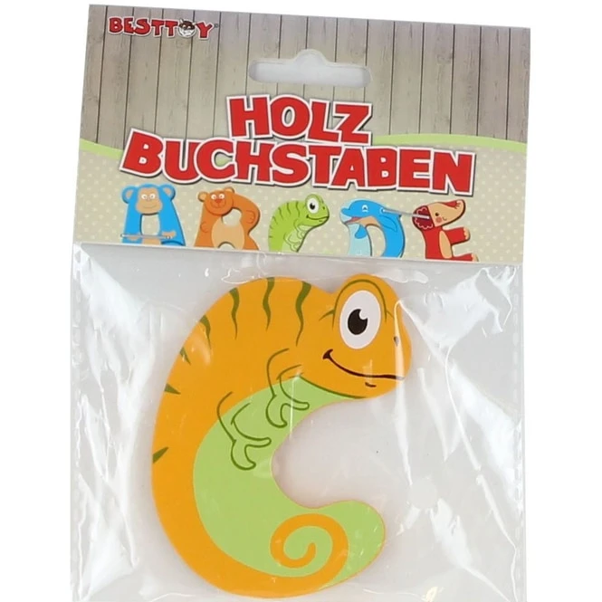Besttoy - Holzbuchstabe - C - Orange 3 Besttoy - Holzbuchstabe - C - Orange